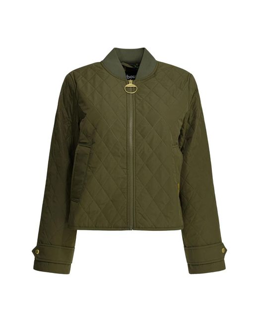 Barbour Green Bomber Jackets