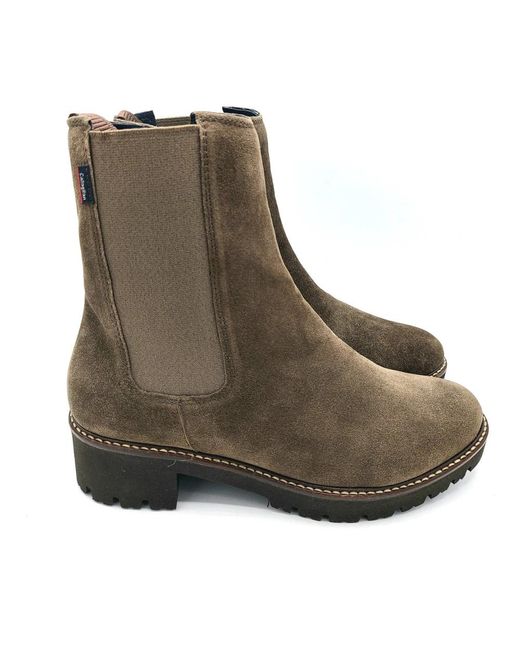 Callaghan Green Chelsea Boots