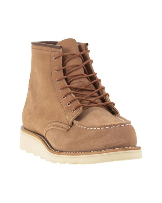 Red Wing Brown Lace-Up Boots
