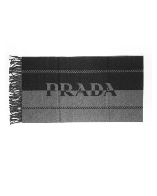 Prada Black Winter Scarves