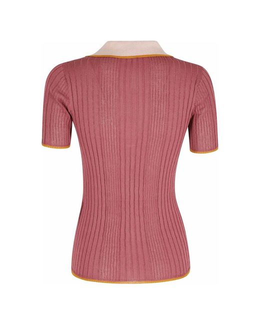 Roberto Collina Pink Polo Shirts