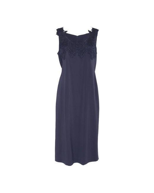 Alberta Ferretti Blue Midi Dresses