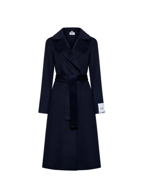Belted Coats Silvian Heach de color Blue