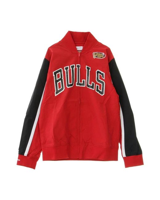 Mitchell & Ness Light Jackets in het Red voor heren