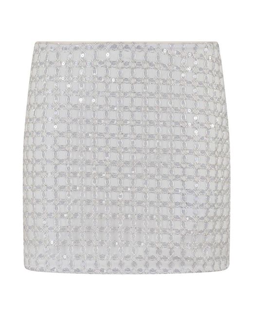 ROTATE BIRGER CHRISTENSEN Gray Short Skirts