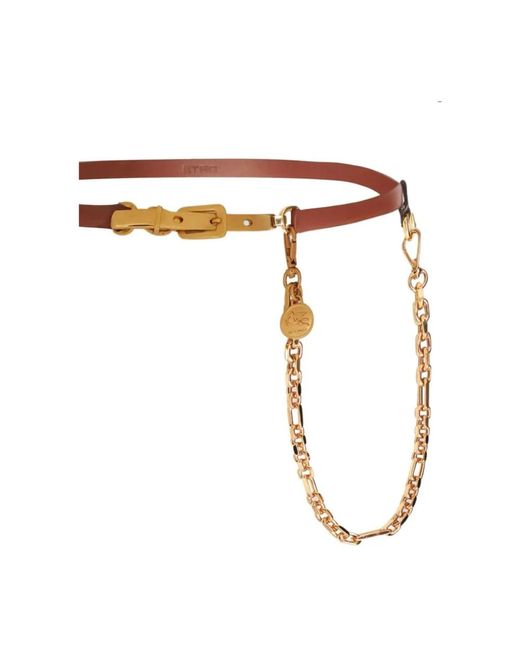 Etro Metallic Belts