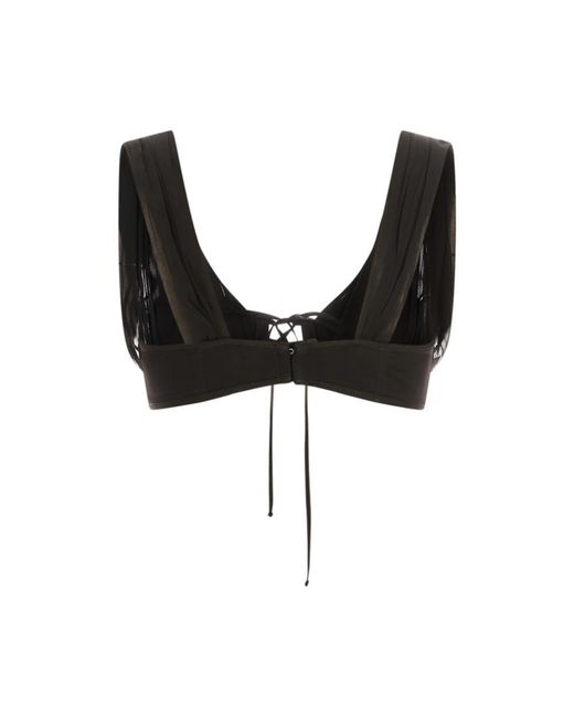 GIUSEPPE DI MORABITO Black Sleeveless Tops