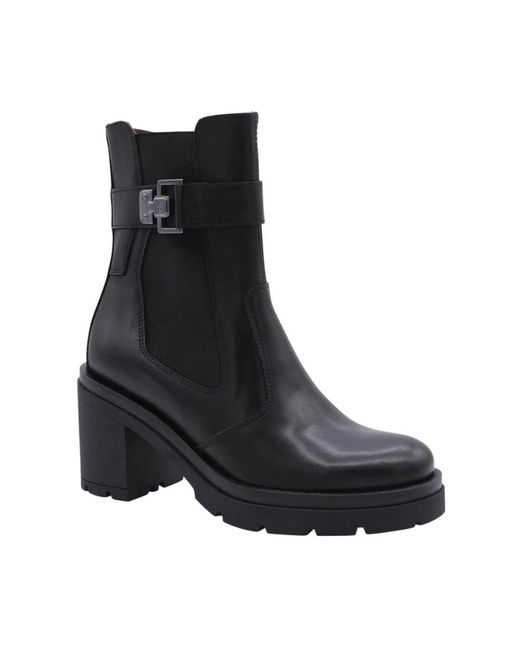 Nero Giardini Black Heeled Boots