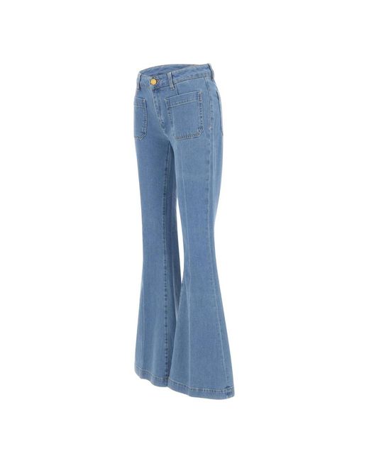 Seafarer Blue Flare Jeans