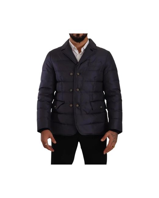 Dolce & Gabbana Blue Winter Jackets for men