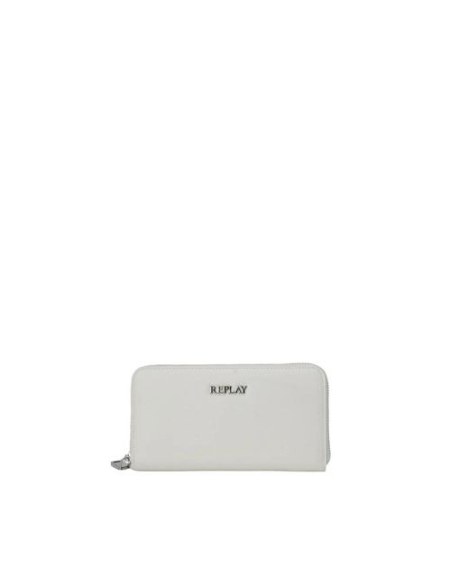 Wallets & Cardholders di Replay in White
