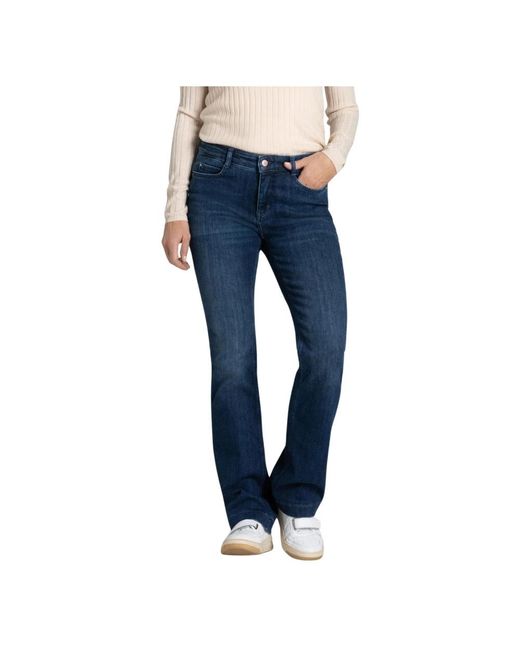 M·a·c Blue Straight Fit Jeans