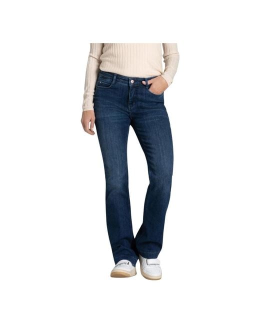 M·a·c Blue Bootcut jeans authentic mega flex