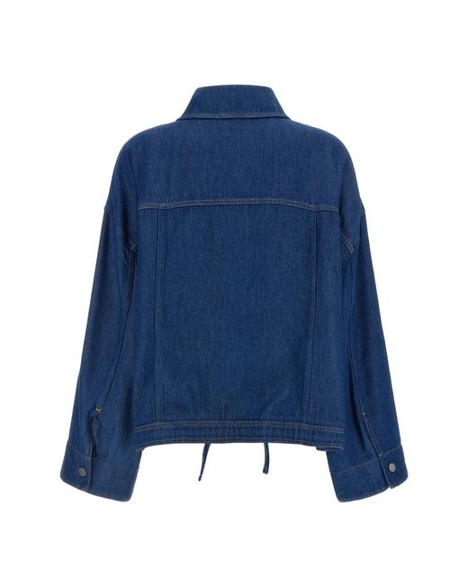 Nude Blake Wide Denim Jacket in het Blue
