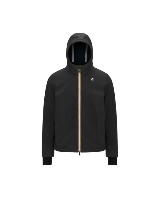 K-Way Black Light Jackets for men