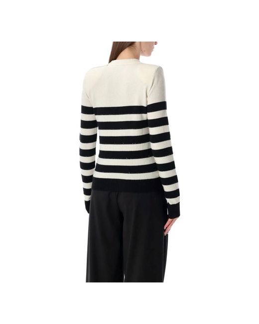 Balmain Black Round-Neck Knitwear