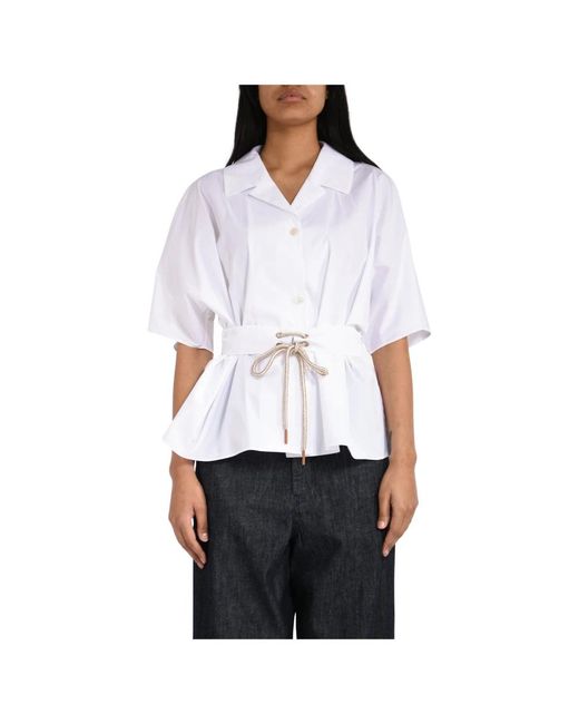 Max Mara Carisma Shirt in het White