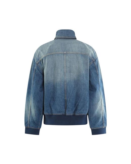 Givenchy Jassen ,Blauw ,Blauwe Bomberjack Voor in het Blue voor heren