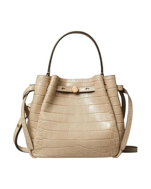 Tory Burch Natural Bucket Bags