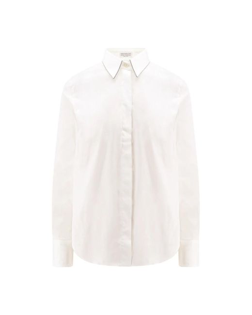 Brunello Cucinelli White Shirts