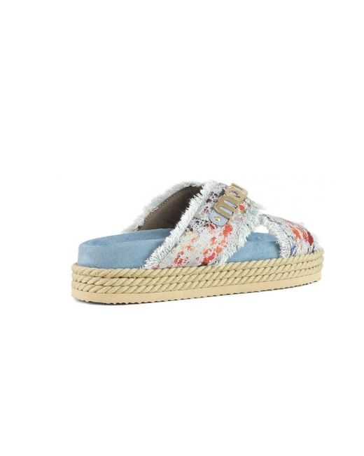 Sliders Mou en coloris Blue