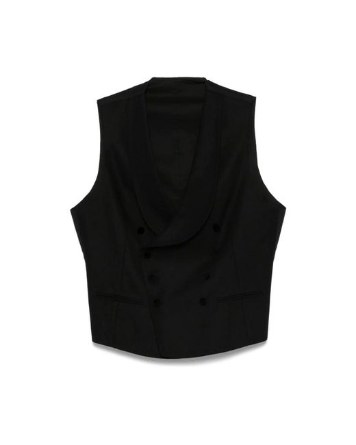 Suit Vests Tagliatore de hombre de color Black