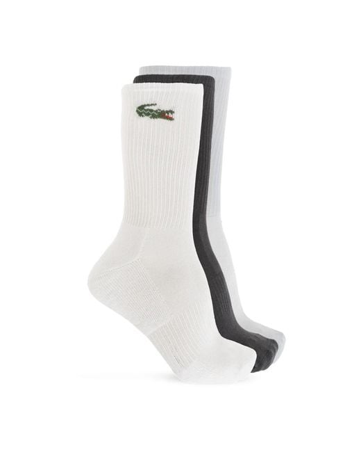 Socks Lacoste de color White