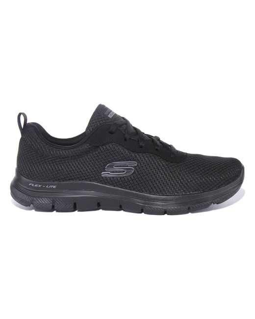 Skechers Flex Appeal 4.0 Zwarte Sneaker Vrouwen in het Black