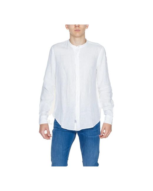 Blauer White Casual Shirts for men