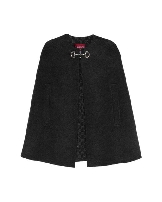 Gucci Black Ponchos