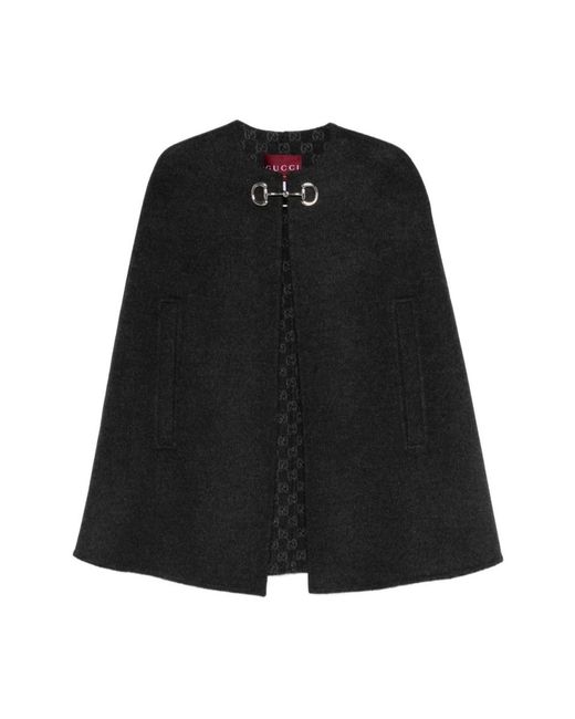 Gucci Black Ponchos