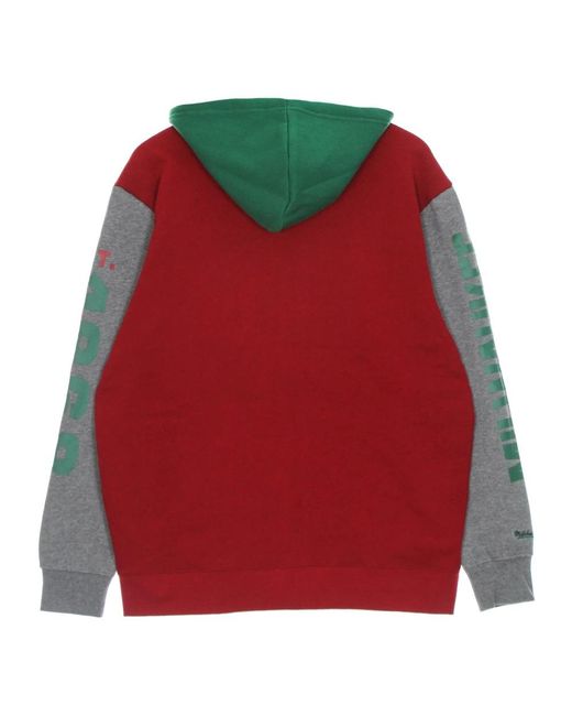 Zip-Throughs Mitchell & Ness de hombre de color Red