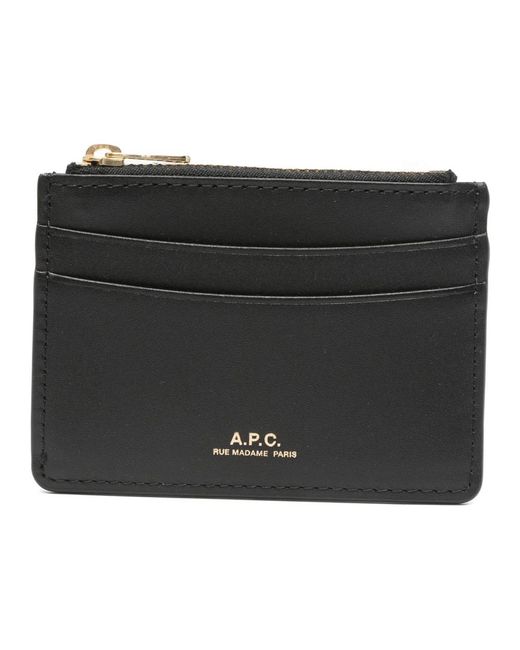 Wallets & Cardholders A.P.C. de color Black