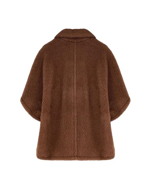 Max Mara Shearling Jacket in het Brown