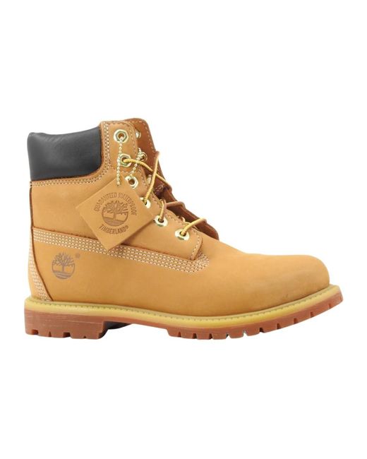 Timberland Schoenen ,Bruin ,Leer Lace-Up Boots in het Natural