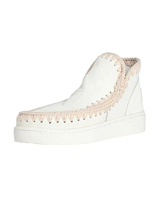 Mou Natural Winter Boots