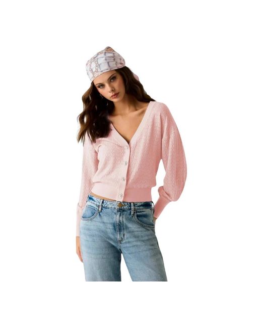 Cardigans Guess de color Pink