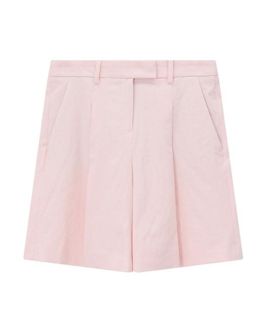 Seductive Pink Casual Shorts