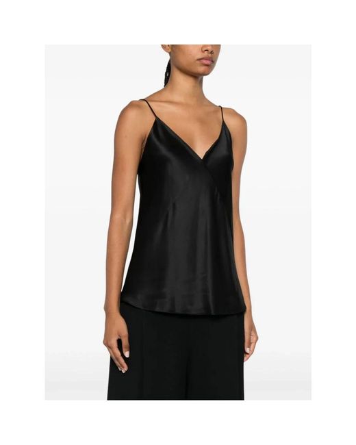 Max Mara Black Sleeveless Tops