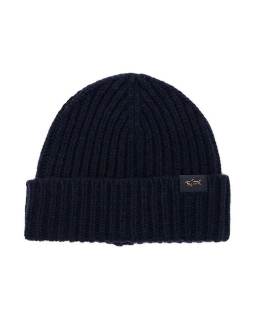 Paul & Shark Blue Beanies for men
