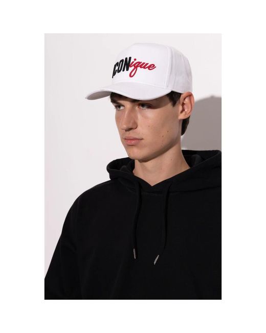 DSquared² Cap Met Klep in het White voor heren