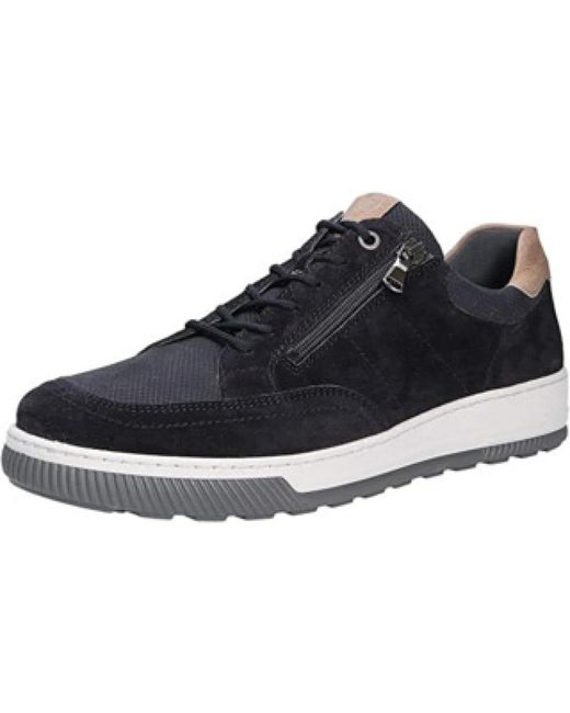 Waldläufer Blaue Freizeit Schnürschuhe Für Herren in Blue für Herren