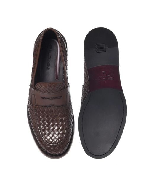 Baldinini Brown Loafers for men