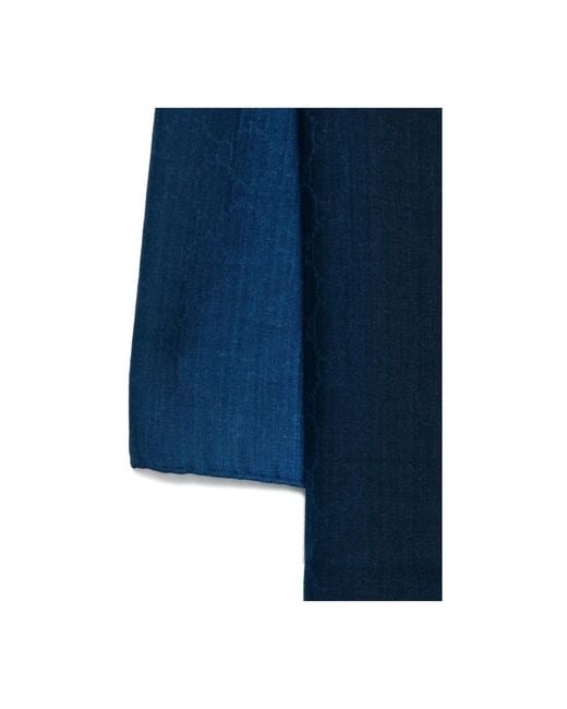Gucci Blue Winter Scarves for men