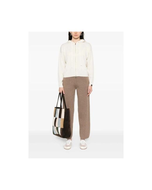 Max Mara White Zip-Throughs
