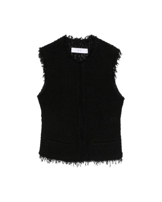 IRO Tops ,Zwart ,Katoen Shanny Sweater Vest in het Black