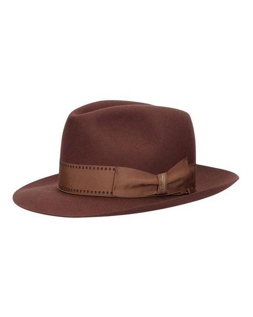 Hats di Borsalino in Brown da Uomo