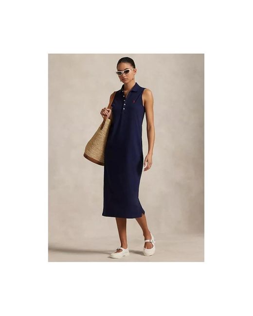 Polo Ralph Lauren Blue Midi Dresses