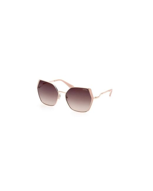 Guess Square Zonnebril in het Pink
