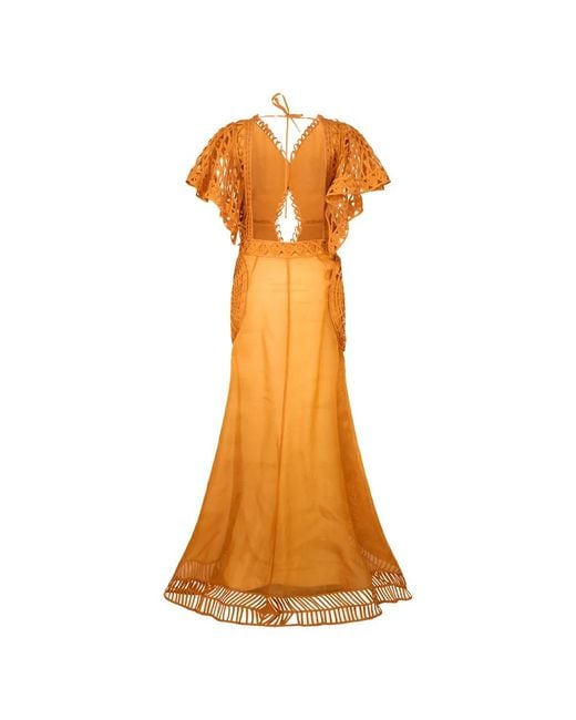 Alberta Ferretti Orange Gowns